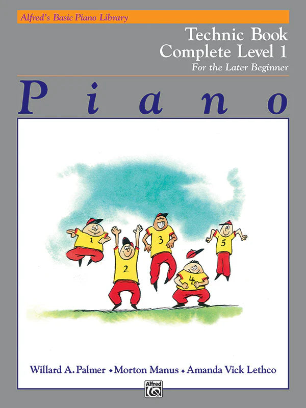 Alfred's Basic Piano Library: Technic Book Complete Level 1
