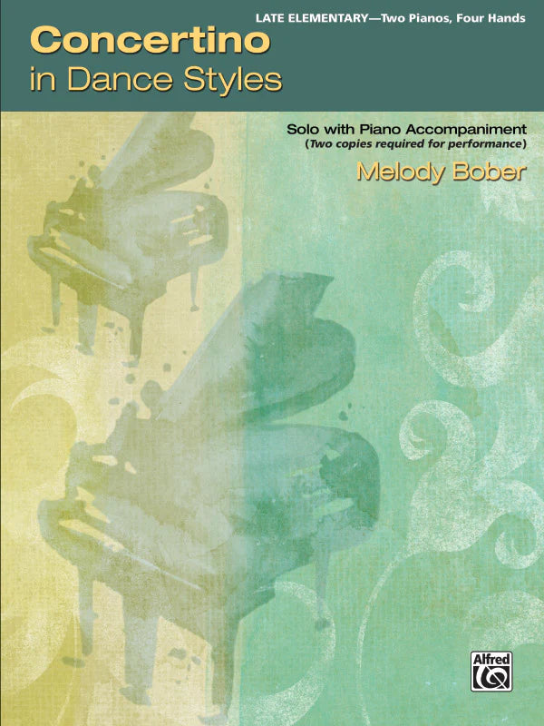 Bober - Concertino in Dance Styles: Piano Duo (2 Pianos, 4 Hands)