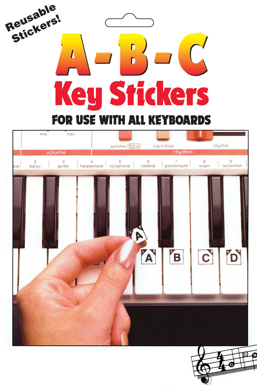ABC Keyboard Stickers - E-Z Play Today