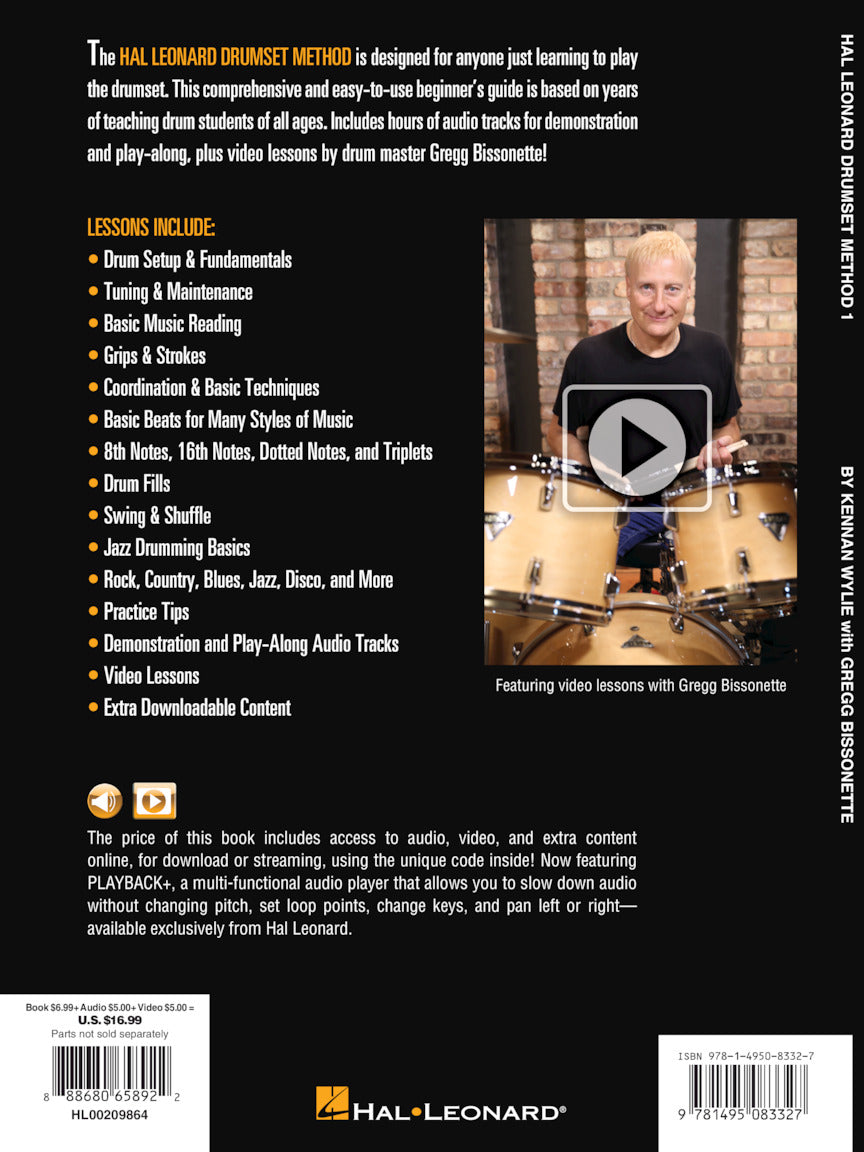 Hal Leonard Drumset Method – Book 1