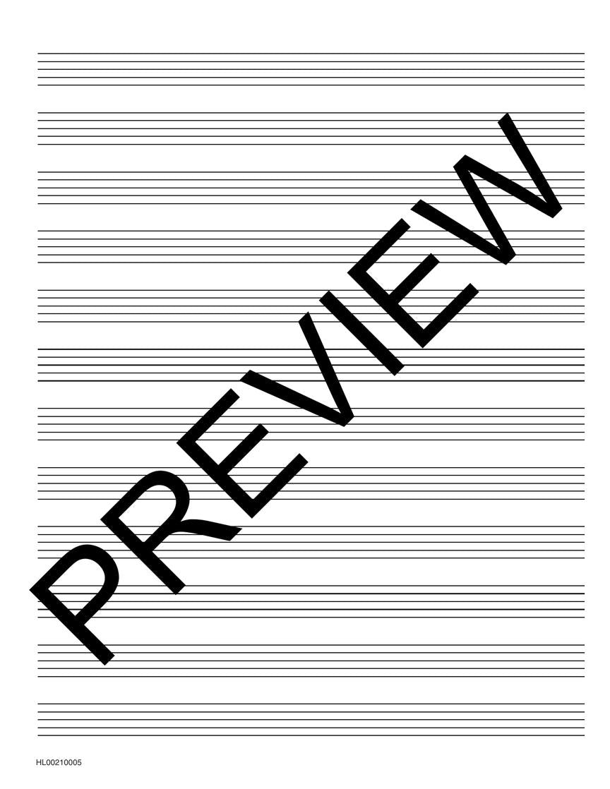 Standard Wirebound Manuscript Paper (Green Cover)