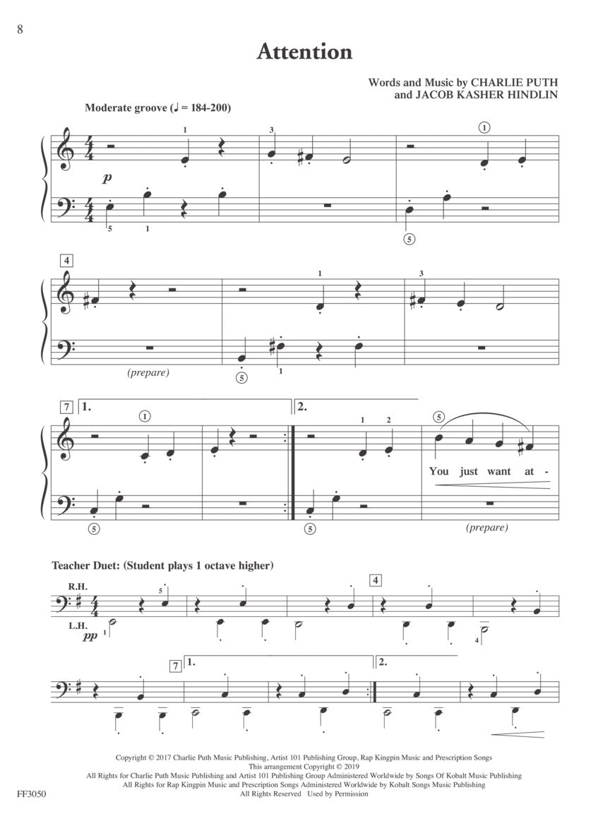 Faber Piano Adventures - ShowTime® Piano Hits - Level 2A