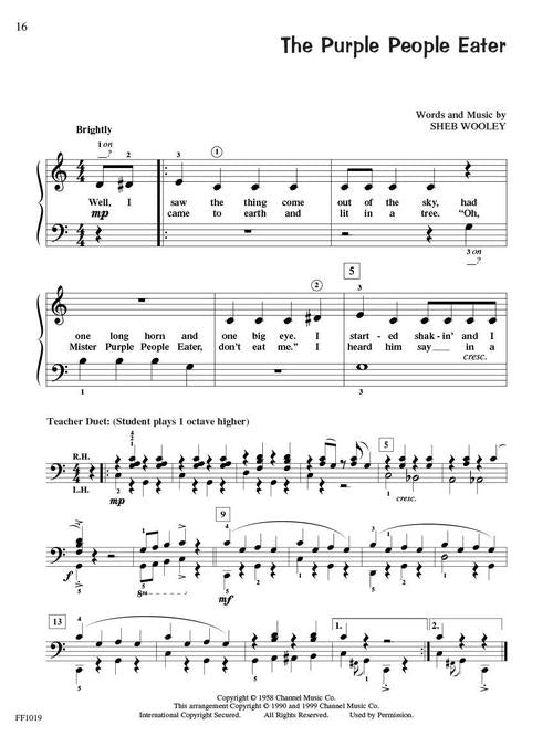 Faber Piano Adventures - PlayTime® Piano Rock 'N Roll - Level 1