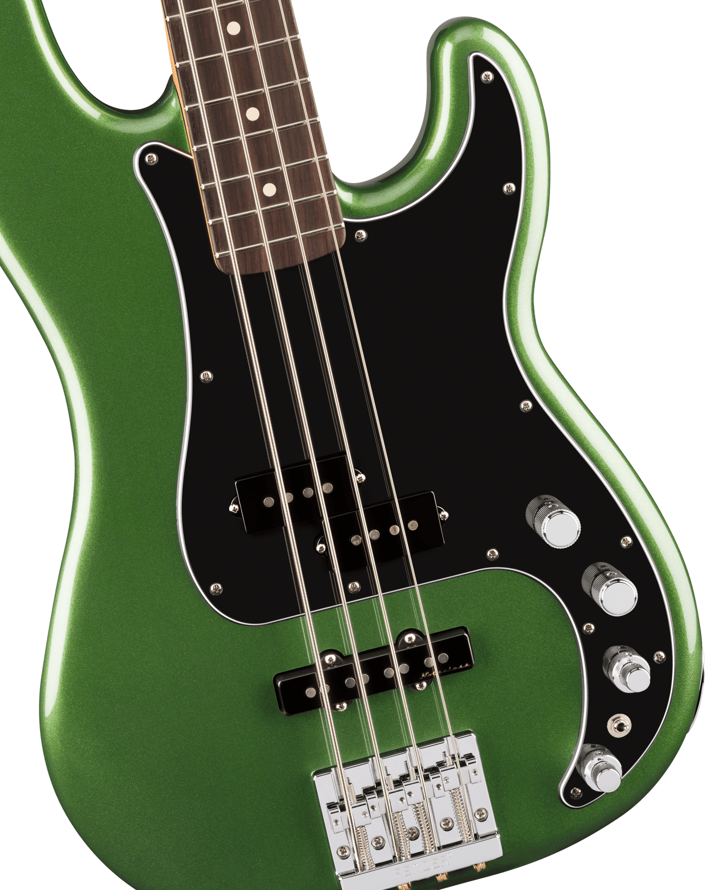 Fender Player II Modified Active Precision Bass, Rosewood Fingerboard, Harvest Green Metallic