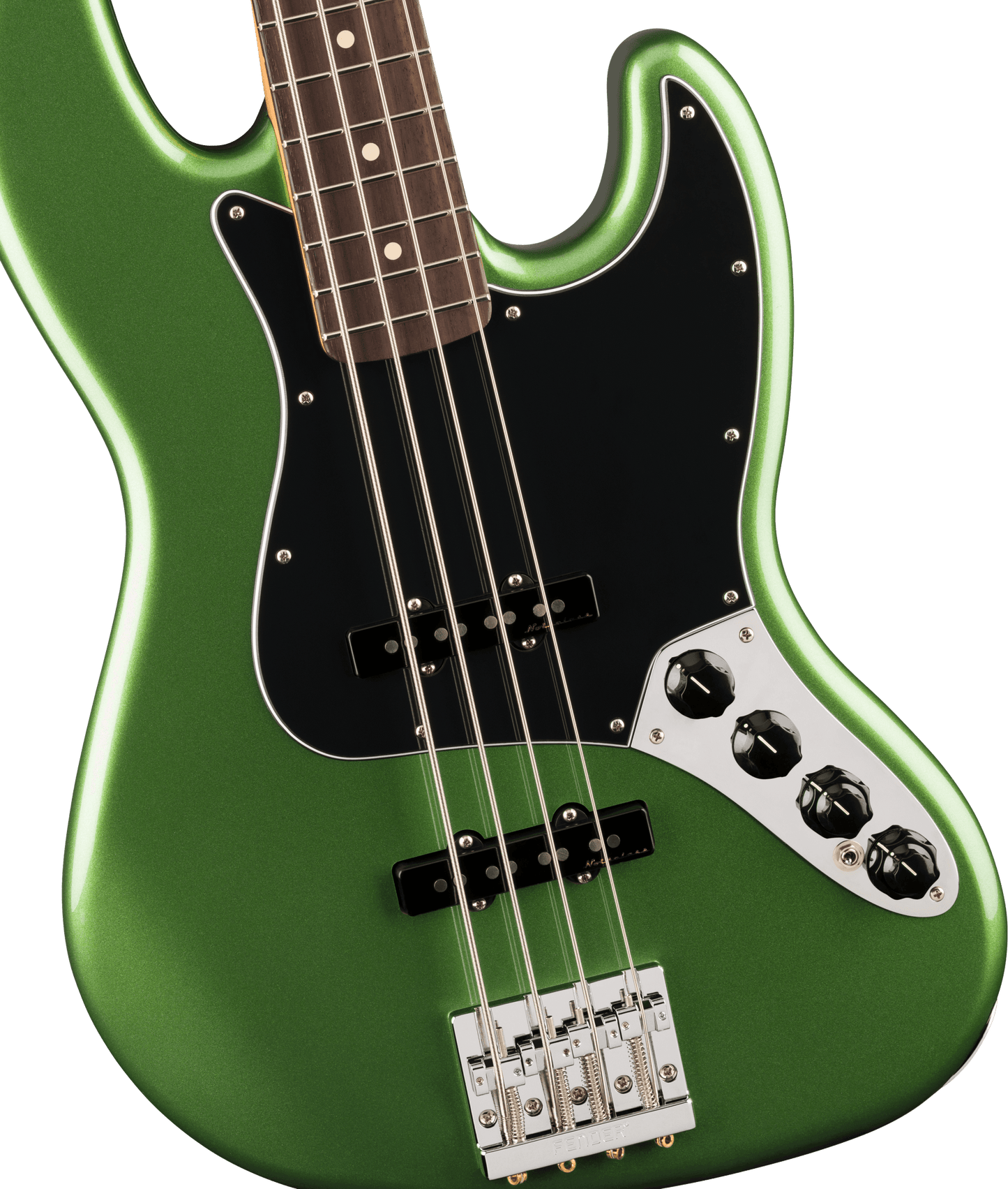Fender Player II Modified Active Jazz Bass, Rosewood Fingerboard, Harvest Green Metallic
