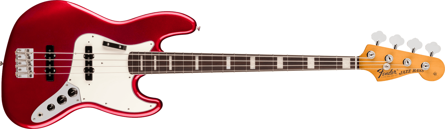 Fender Vintera® III Early '70s Jazz Bass® Rosewood Fingerboard, Candy Apple Red