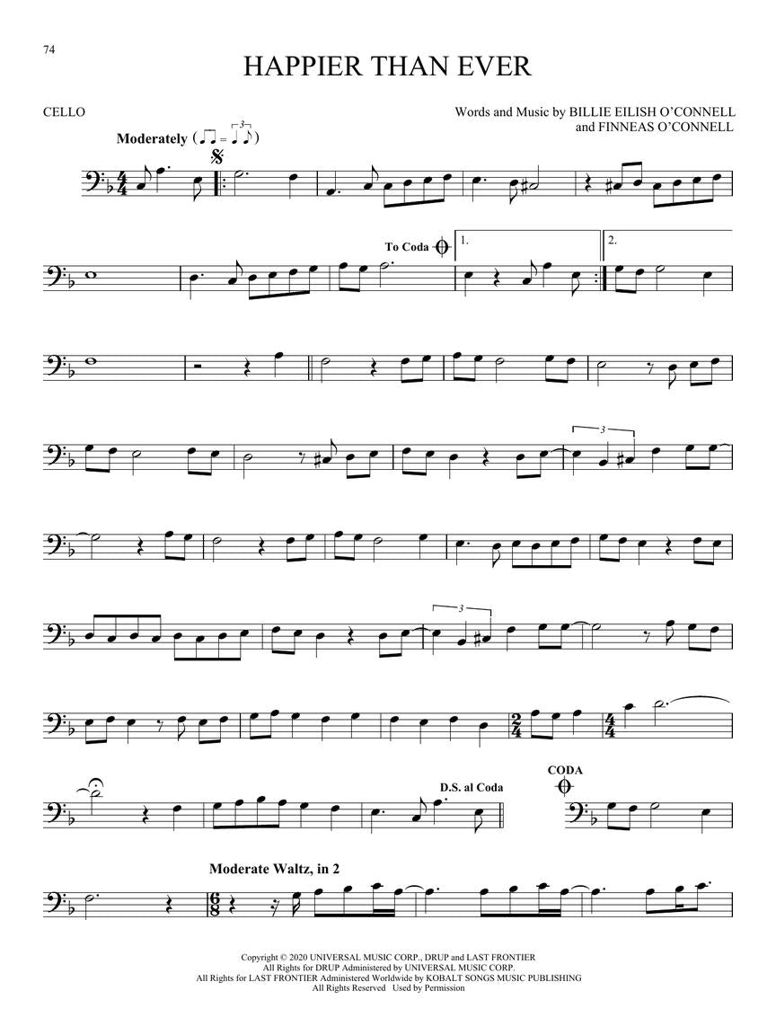 101 Top Hits for Cello