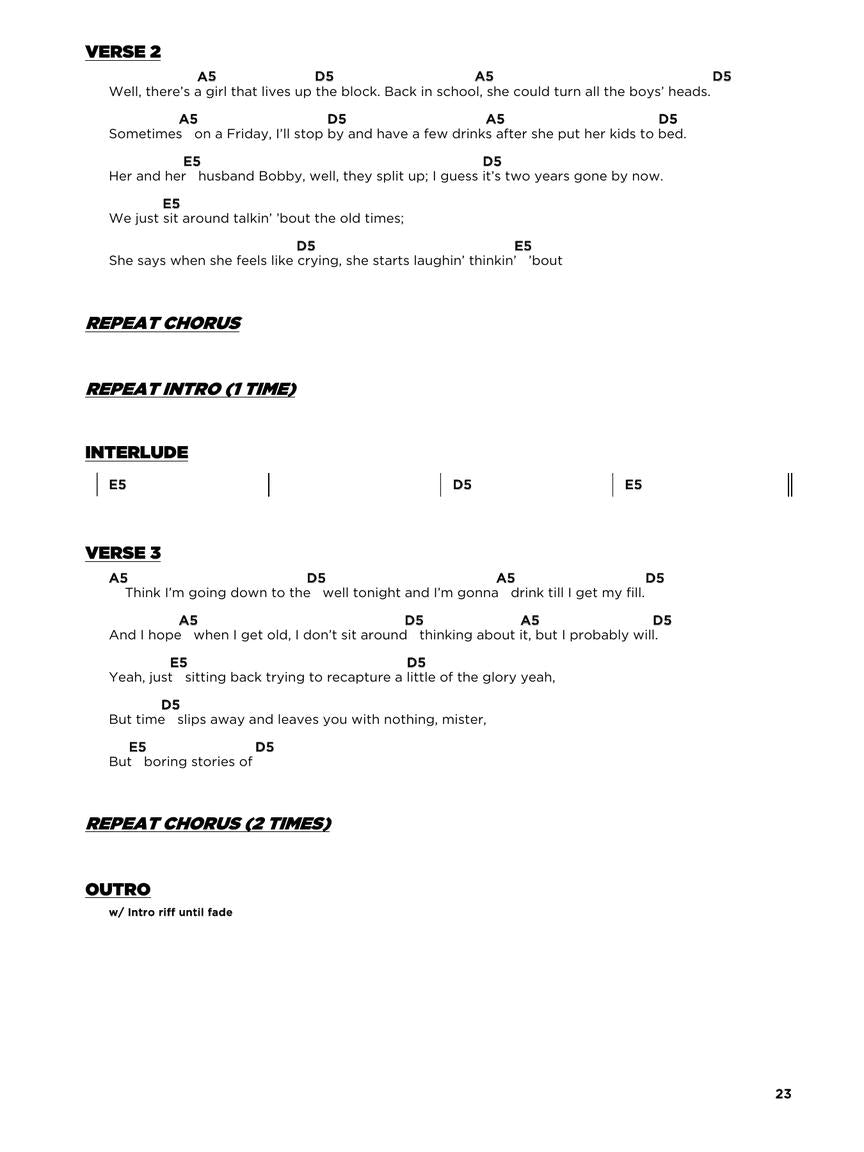 Bruce Springsteen – Really Easy Guitar