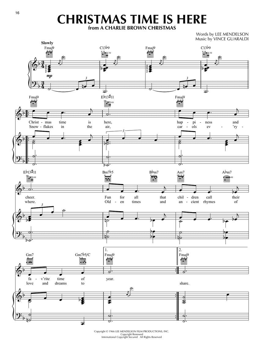 Music from Peanuts™ Holiday Specials - Piano Solo Songbook