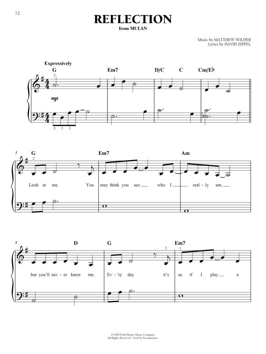 Disney Princess - Easy Piano Collection