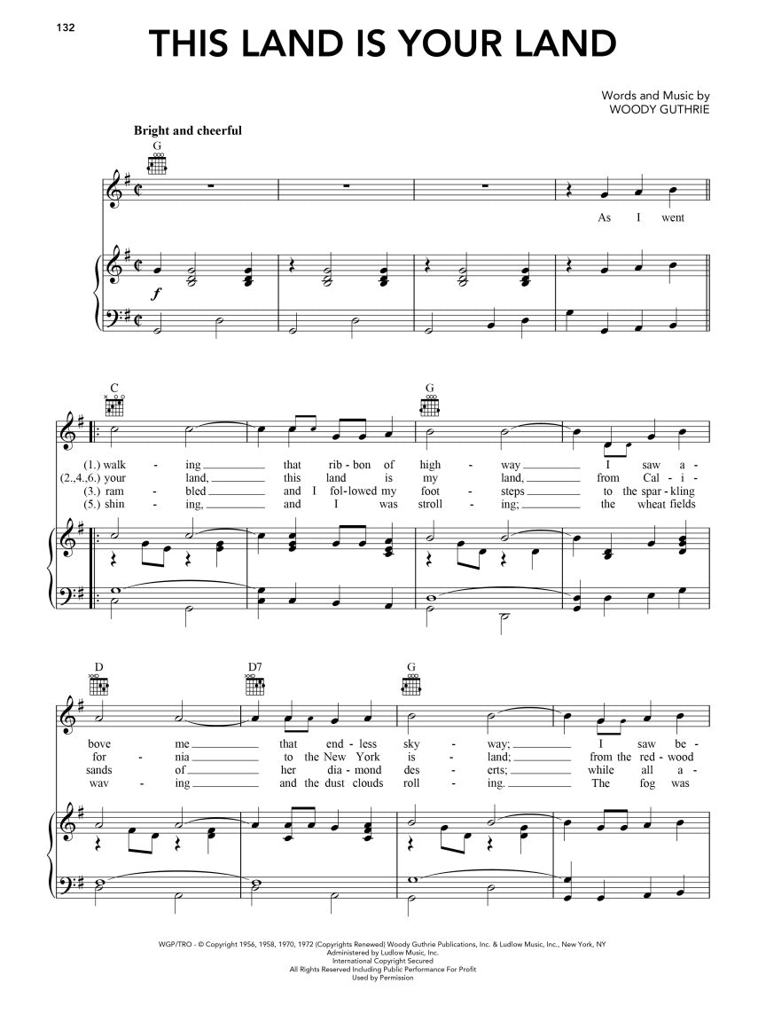 America Celebrates: A Songbook for America's 250th Birthday - Piano/Vocal/Guitar