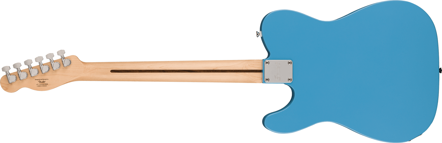 Squier Sonic® Telecaster®, Laurel Fingerboard, White Pickguard, California Blue