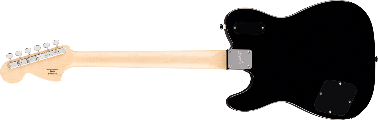 Squier Paranormal Troublemaker Telecaster® Deluxe Bigsby®, Laurel Fingerboard, Parchment Pickguard, Black