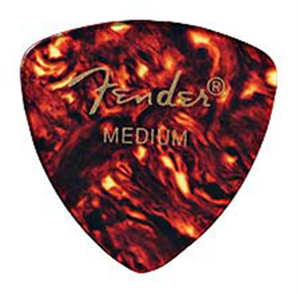 Fender Classic Medium Celluloid Picks, 346 Shape - 12 Pack