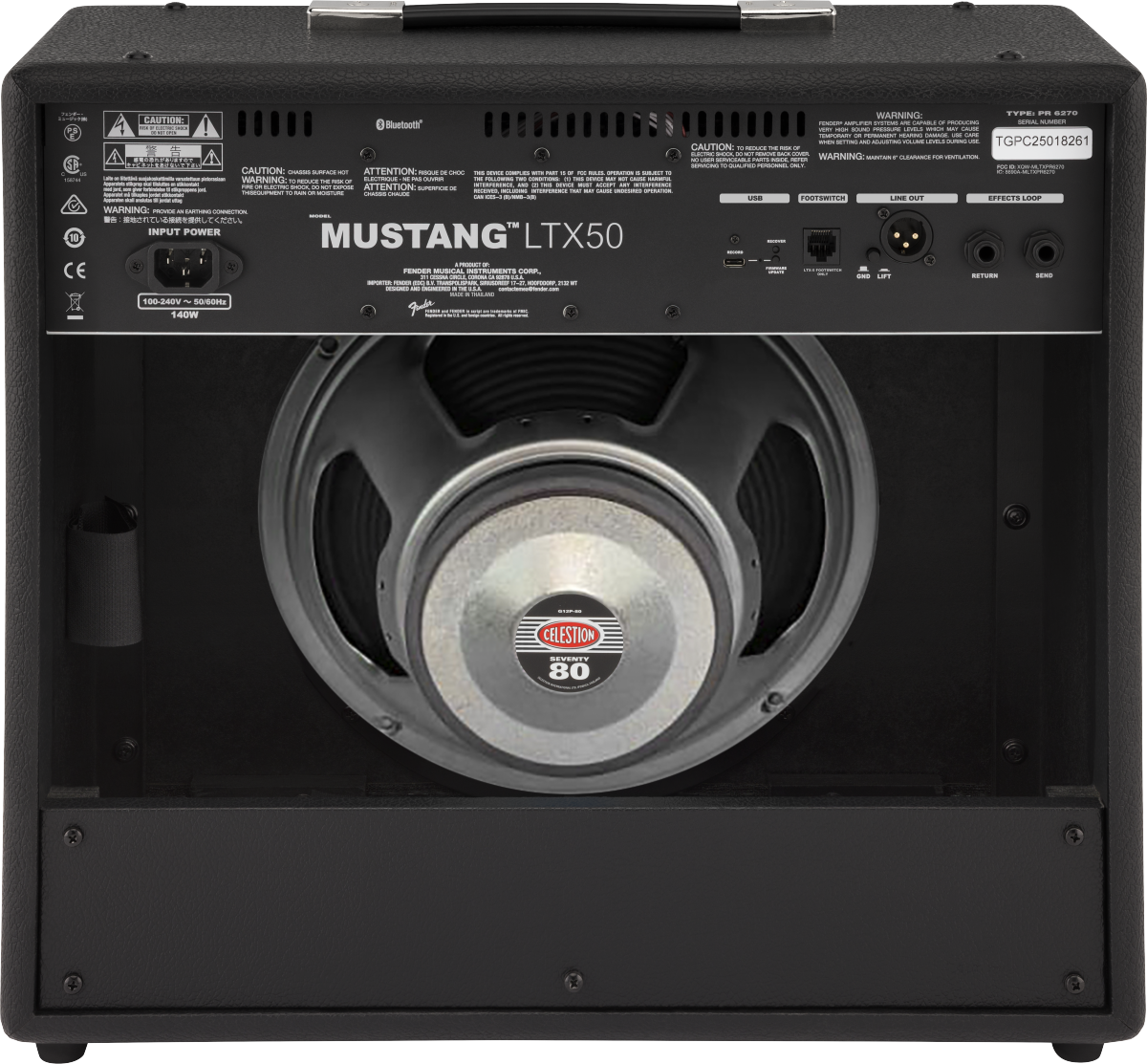 Fender Mustang® LTX50, 120V , guitar Amp