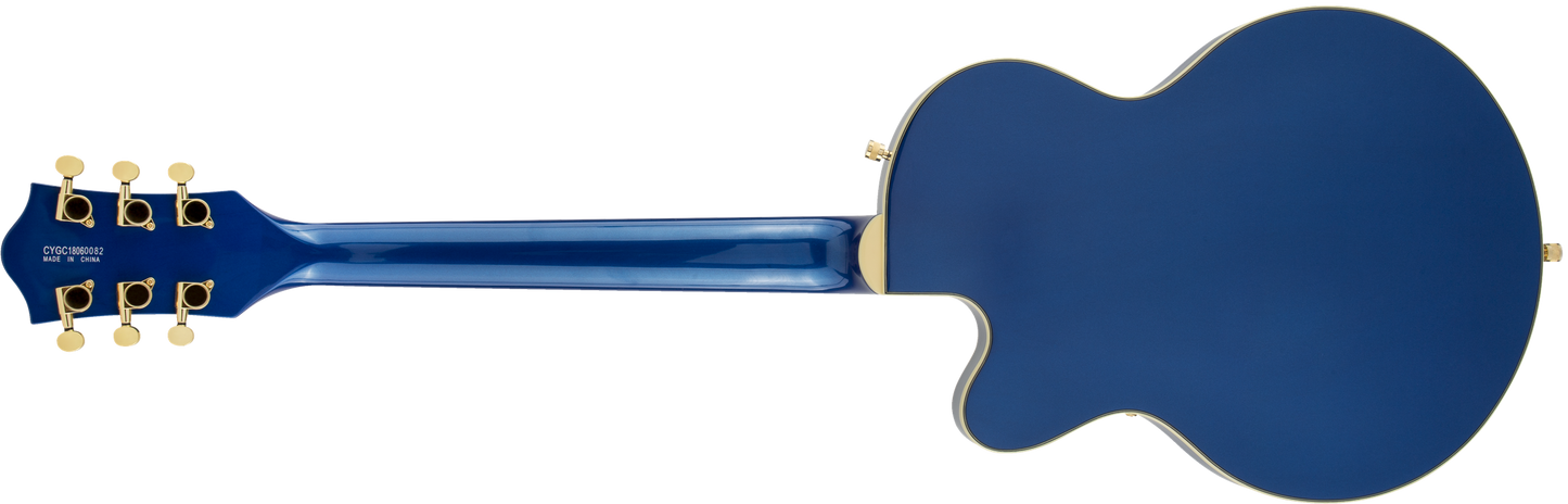 Gretsch G5655TG Electromatic® Center Block Jr. Single-Cut with Bigsby® and Gold Hardware, Laurel Fingerboard, Azure Metallic