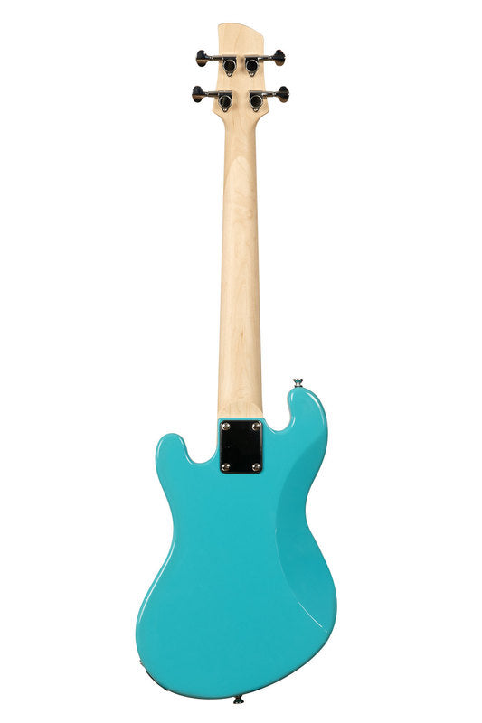 Kala Solid Body 4-String Surf Blue Fretted U•BASS, UBASS-SB-BL-FS
