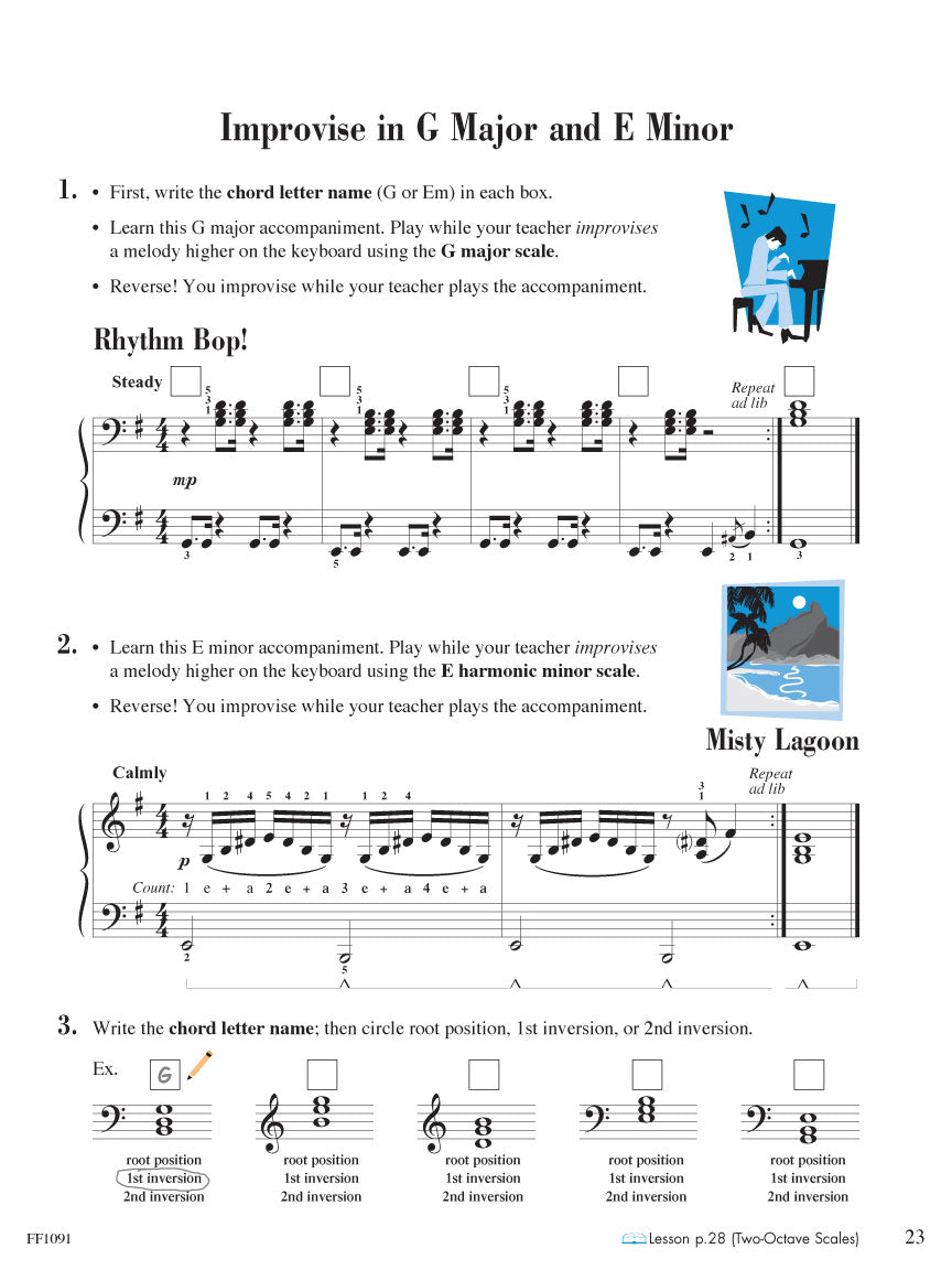 Faber Piano Adventures Level 4 – Theory, 2nd Edition by Hal Leonard