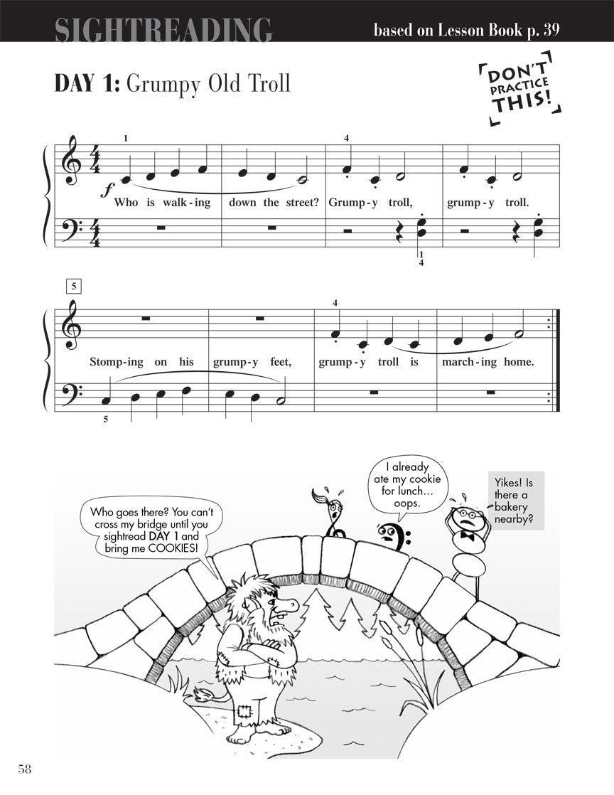 Faber Piano Adventures - Level 1 - Sightreading Book