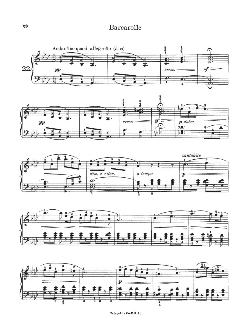 Burgmuller - Twenty-Five Easy and Progressive Studies for the Piano, Op. 100 - Schirmer