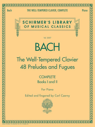 Bach: The Well-Tempered Clavier, Complete - G. Schirmer