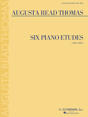 Thomas: 6 Piano Etudes (1996-2005) - G. Schirmer