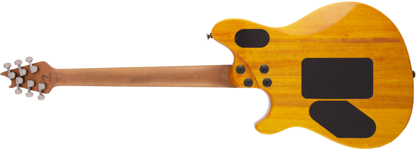 EVH Wolfgang WG Standard Exotic Bocote, Baked Maple Fingerboard, Transparent Amber