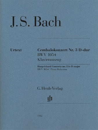 Bach: Harpsichord Concerto No. 3 in D Major, BWV 1054 for 2 Pianos, 4 Hands - Henle Urtext