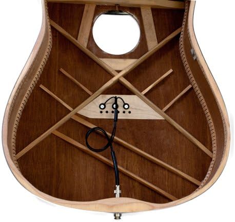 K&K Pure Mini Acoustic Pickup, 3-head transducer for steel string acoustic guitar