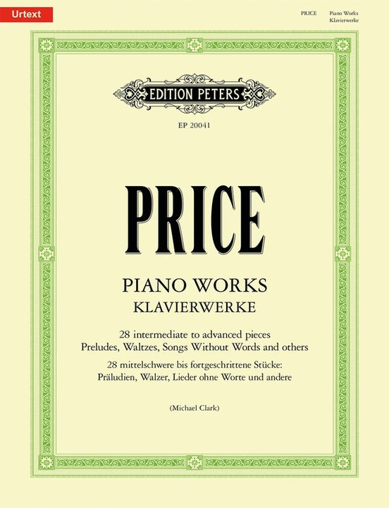 Price: Piano Works - Edition Peters