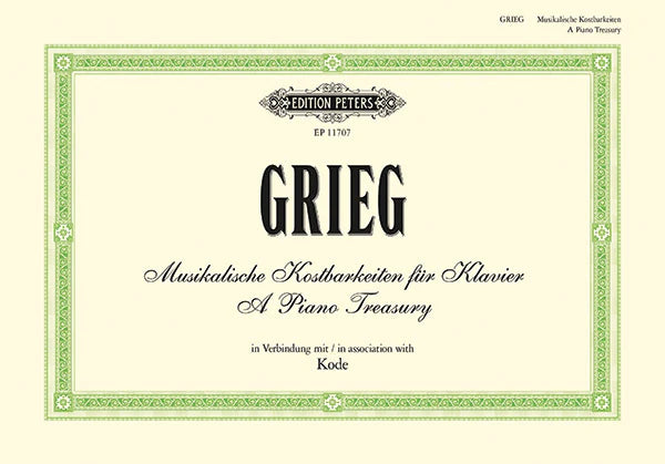 Grieg: A Piano Treasury - Edition Peters