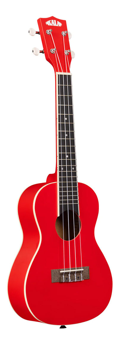 Kala Candy Apple Red Concert Ukulele, KA-CANDY-CAR
