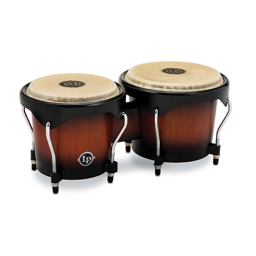 Latin Percussions City 6″ & 7″ Bongos Vintage Sunburst LP601NY-VSB