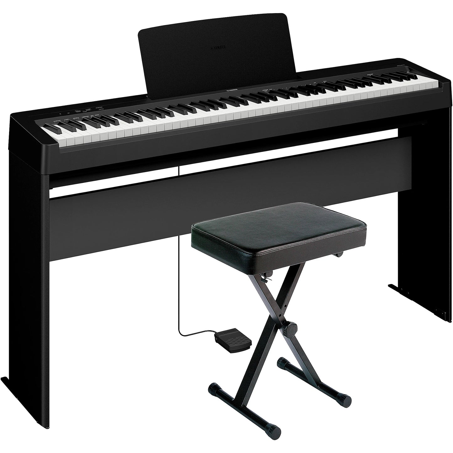Yamaha P-143 Portable Digital Piano BUNDLE