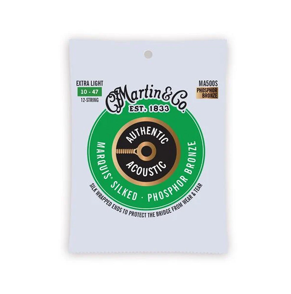 Martin MA500S 12-St Authentic Acoustic SP® Guitar Strings 80/20 Phosphor Bronze
