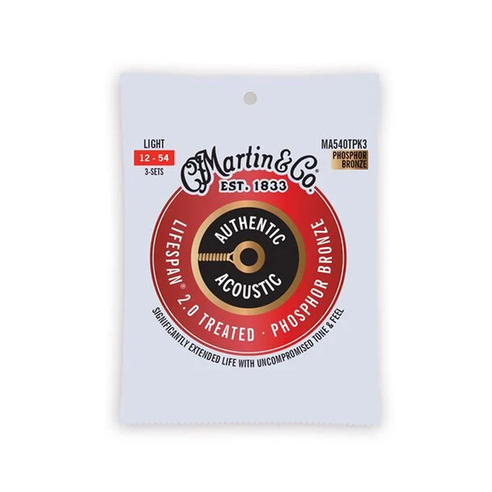 Martin MA540TPK3 - 3-Pack Phosphor Bronze