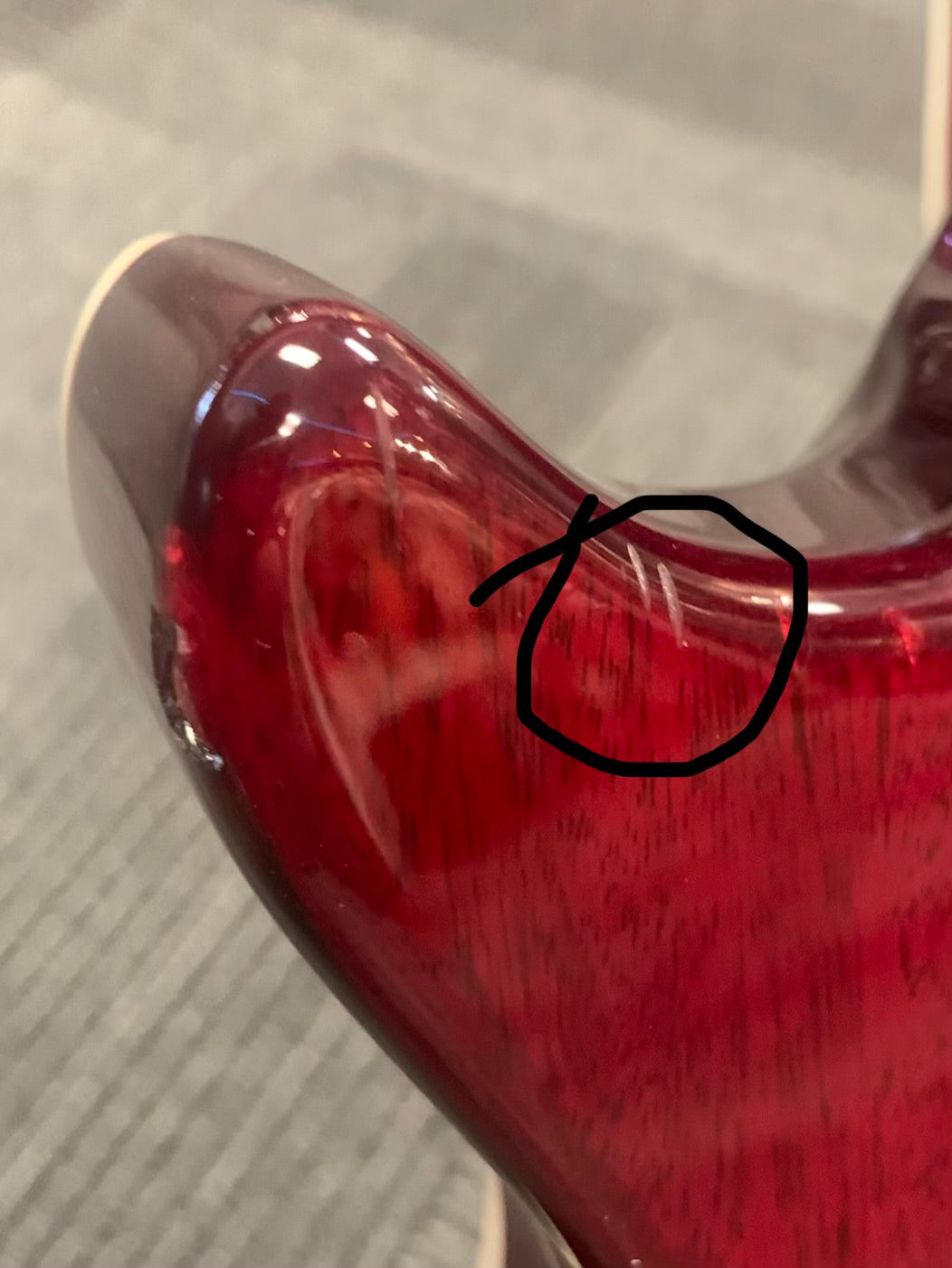 PRS SE McCarty 594 Singlecut Standard Vintage Cherry (Discontinued Floor Model/Dinged)