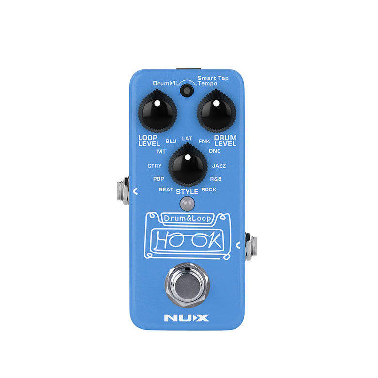 music looper pedal NUX HOOK Drum & Loop (NDL-3) looper pedal – Portland Music Company
