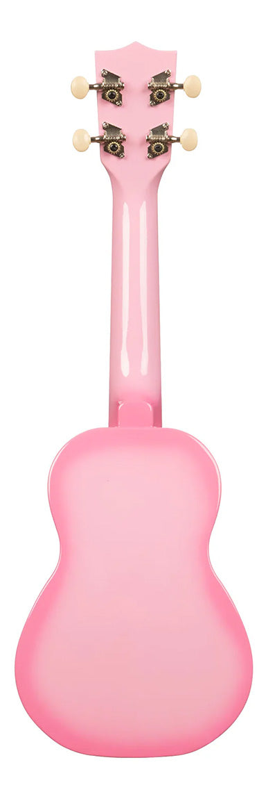 Makala Pink Burst Soprano Dolphin Ukulele, MK-SD/PKBURST
