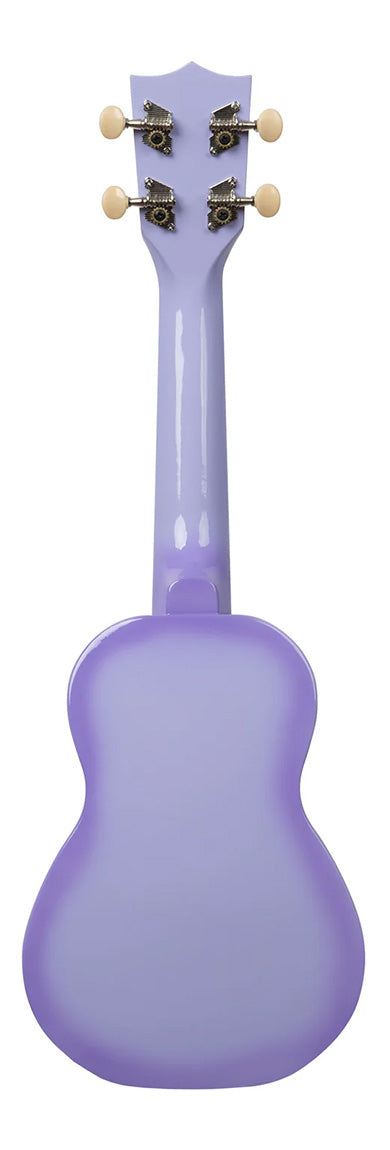 Makala Purple Burst Soprano Dolphin Ukulele, MK-SD/PLBURST