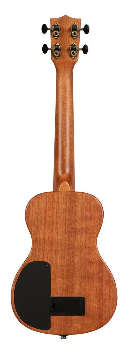 Kala Solid Body Electric Striped Ebony Tenor Ukulele, KA-SB-EBY-T