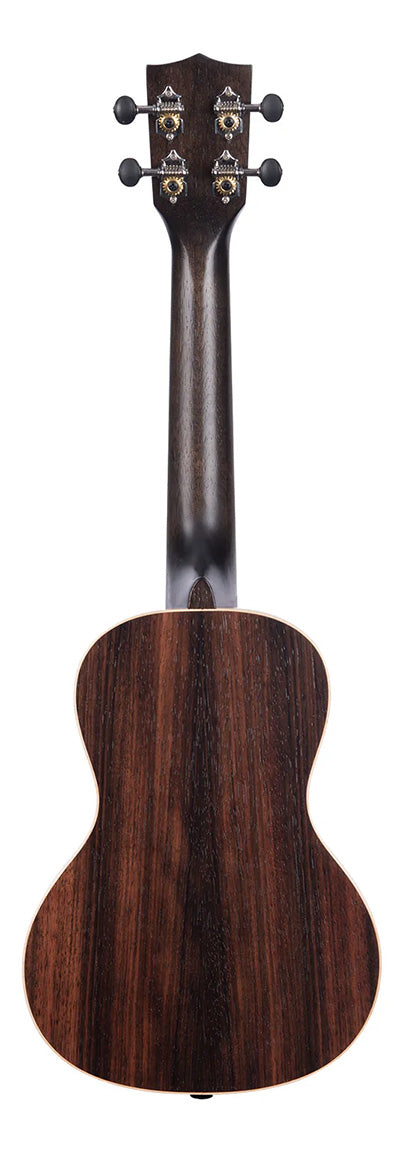 Kala Striped Ebony Concert Ukulele, KA-EBY-C