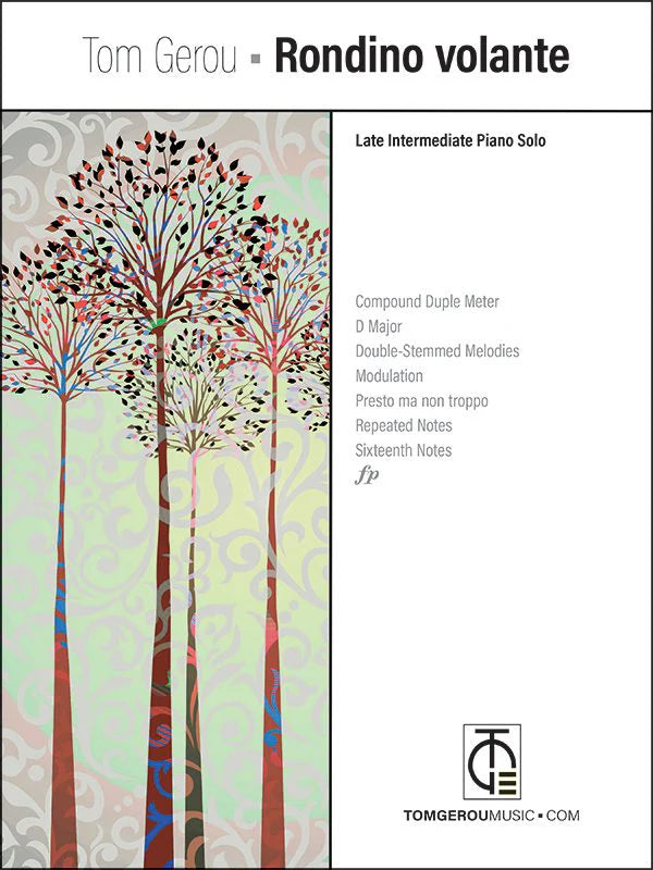 Tom Gerou: Rondino Volante – Late Intermediate Piano Solo