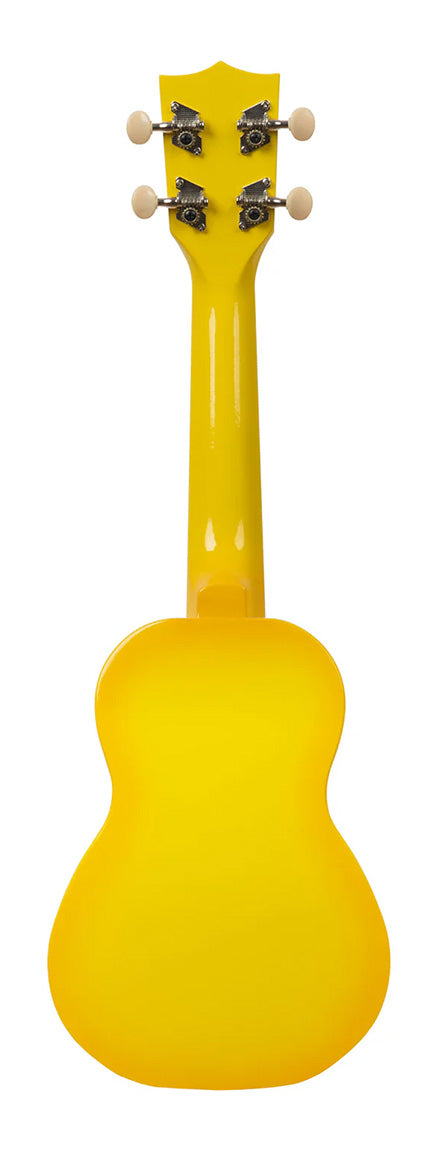 Makala Yellow Burst Soprano Dolphin Ukulele, MK-SD/YLBURST