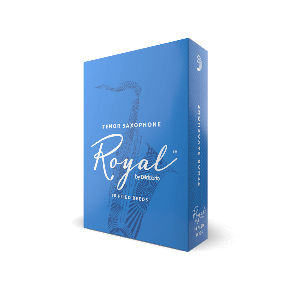 ROYAL BY D'ADDARIO TENOR SAXOPHONE REEDS Strength 4.0, 10-Pack