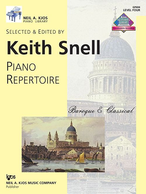 Piano Repertoire: Baroque/Classical - Level 4