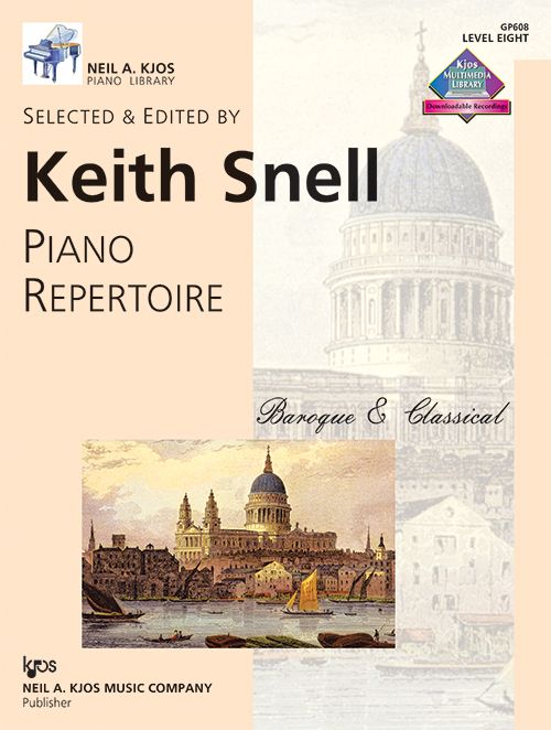 Piano Repertoire: Baroque/Classical - Level 8