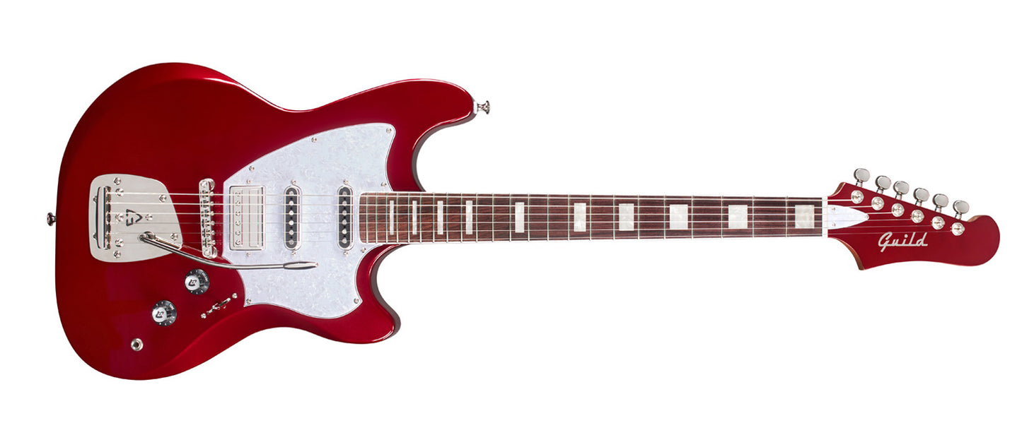 Guild Surfliner Deluxe Scarlett Red Metallic Electric Guitar