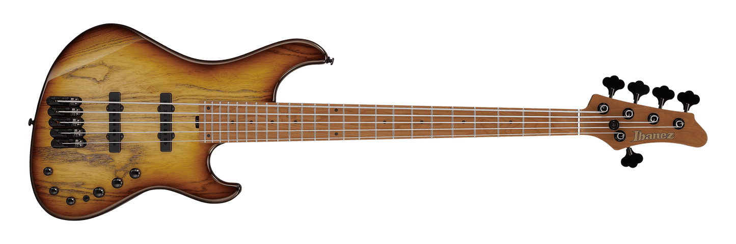 Ibanez MDM1305 Natural Stained Amber Burst 5 String Mode Series Bass Guitar