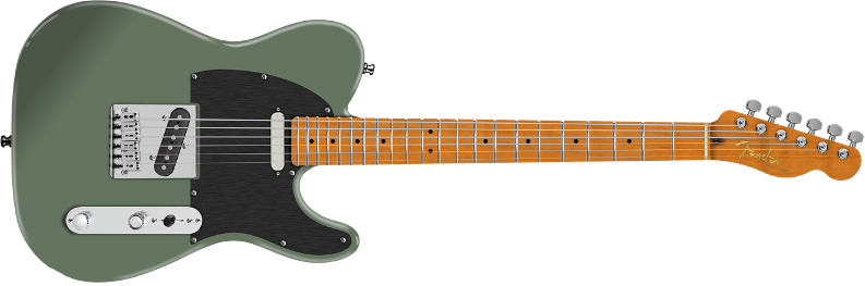 Fender Limited Edition American Ultra II Telecaster®, Roasted Maple Fingerboard, Antique Olive